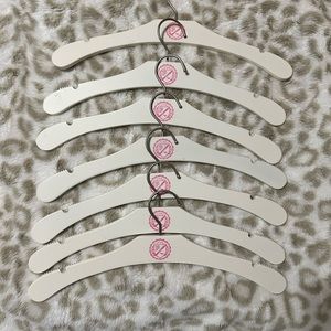 Set of 7 Wooden VICTORIAS SECRET hangers for lingerie/delicates
